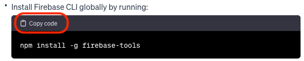 Firebase Install Tools