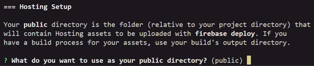Firebase Init Select 4