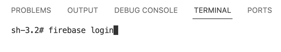 Firebase Login