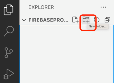 VS Code New Folder