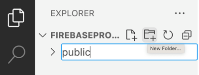 VS Code Public Folder