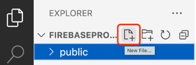 VS Code New File
