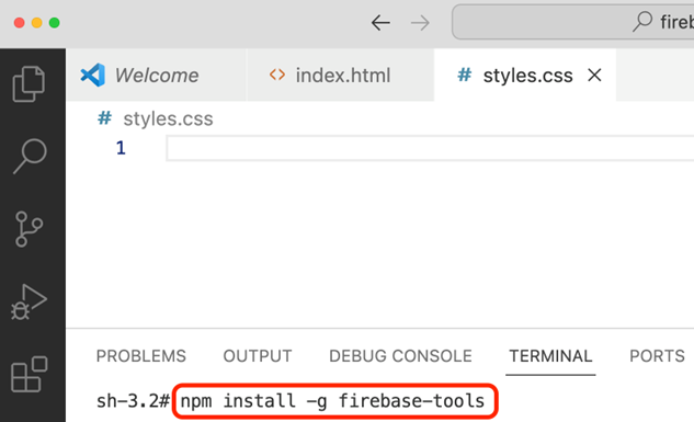 Terminal Run Install
