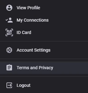 my.byui.edu View Profile option