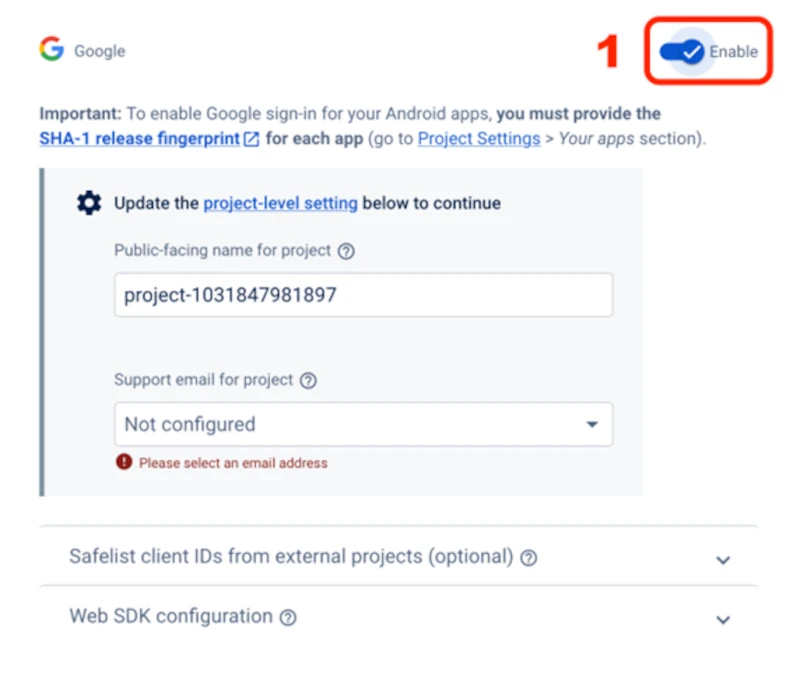 Enable Auth Image