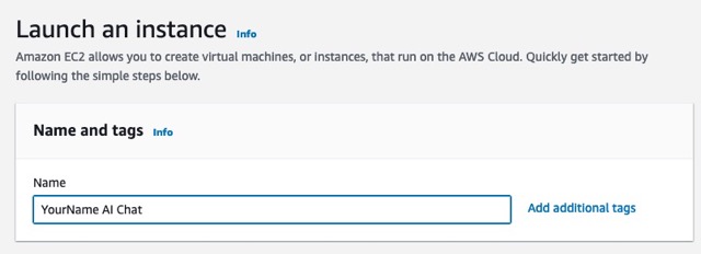 EC2 Server Name