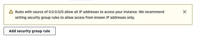 Add security groups