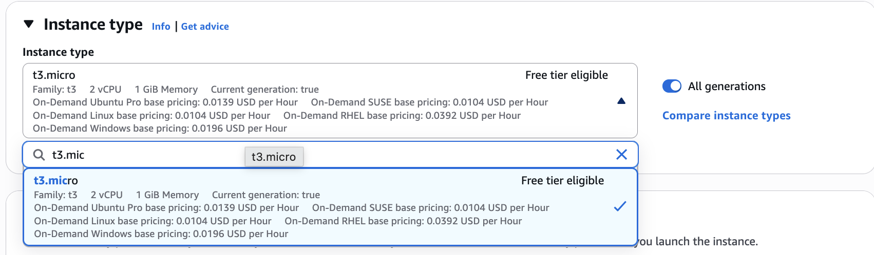 EC2 Instance Type